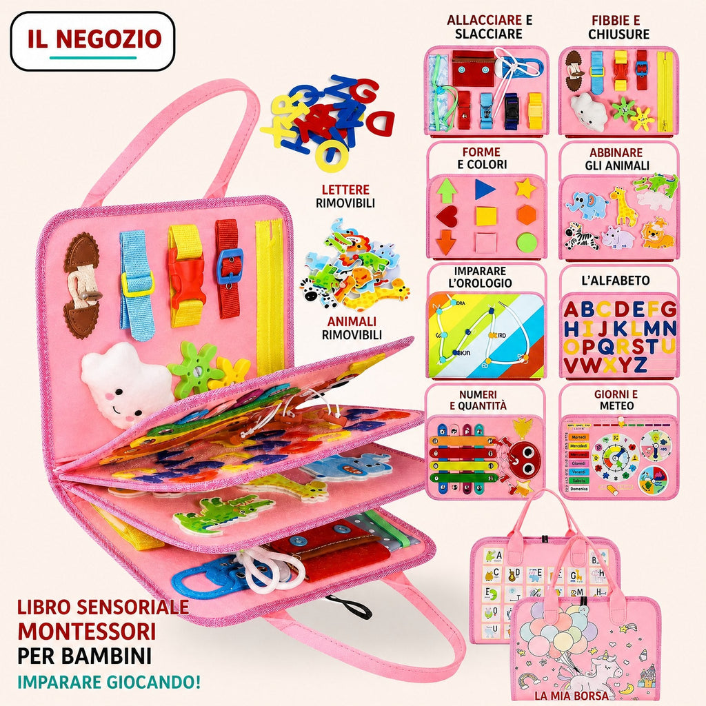 Tabellone Attività Montessori per Bambini