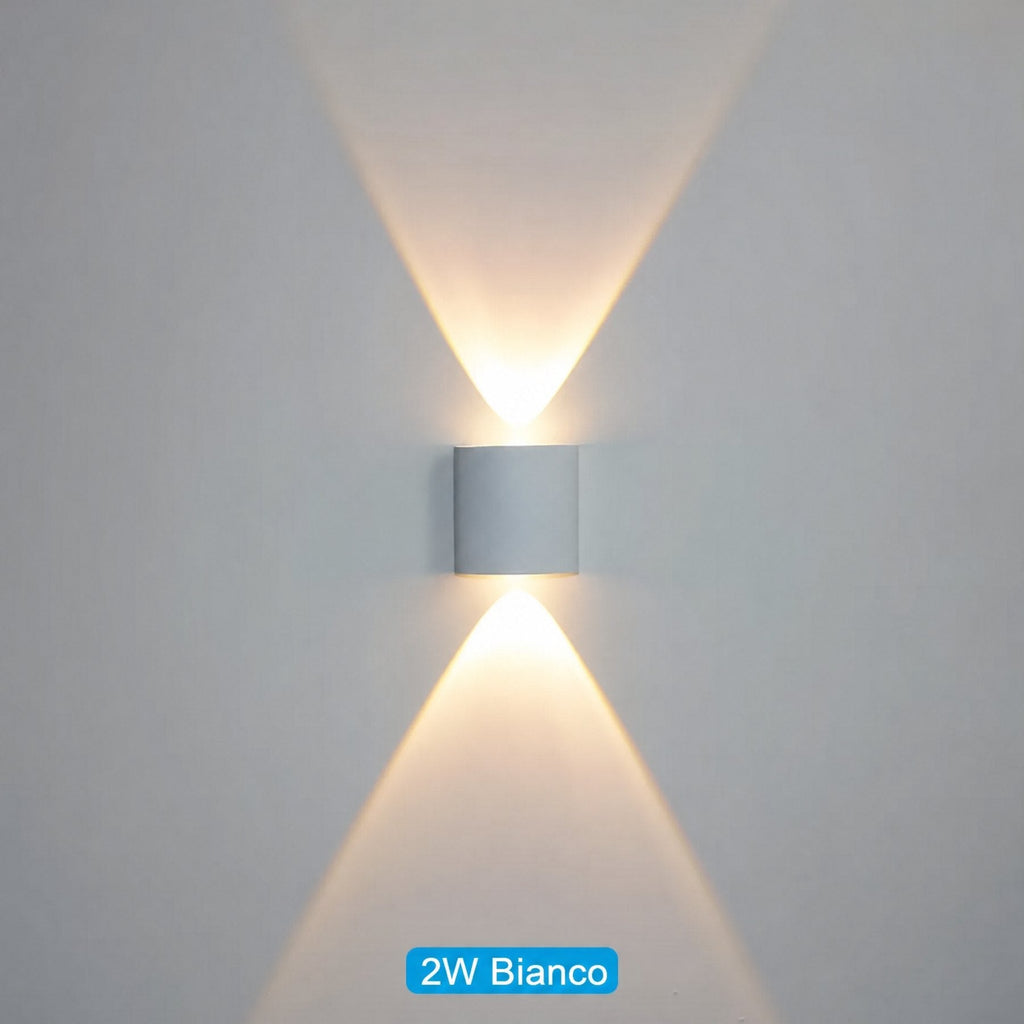 Applique LED da parete per esterni e interni impermeabile