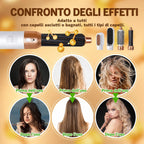Styler per capelli 5 in 1 con arricciacapelli automatico, asciugacapelli e spazzola lisciante