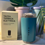 LuxeTherm | Tazza Termica Elegante in Acciaio Inox – Bicchiere Isotermico Riutilizzabile da 300 ml per Bevande Fredde e 