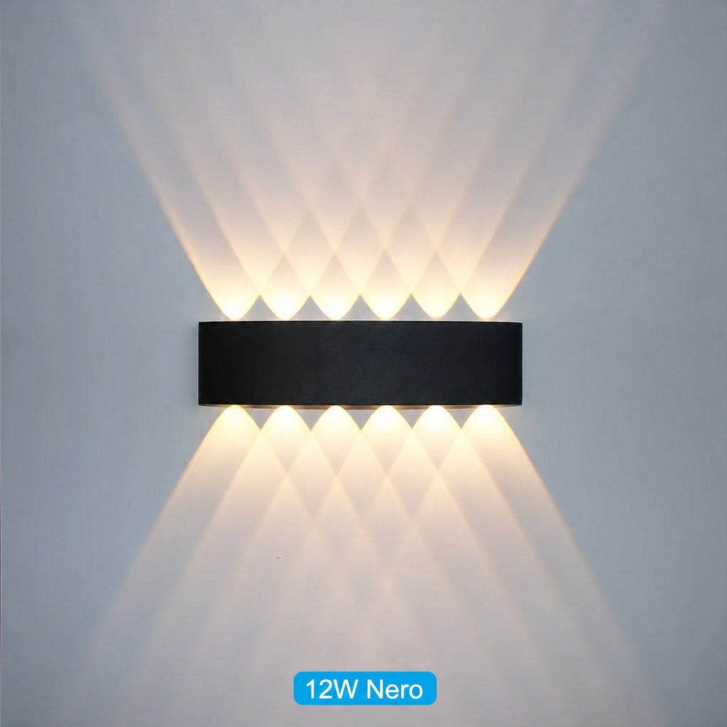 Applique LED da parete per esterni e interni impermeabile