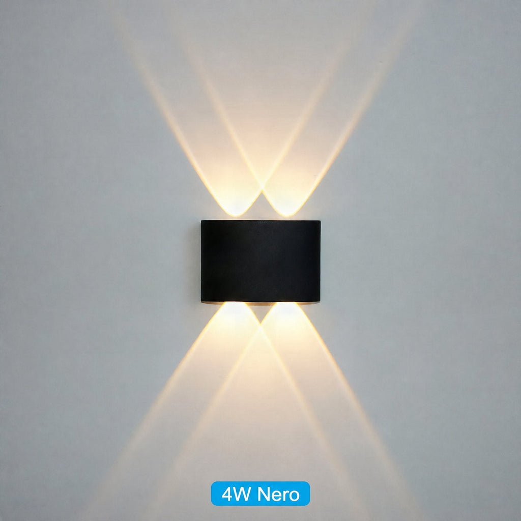 Applique LED da parete per esterni e interni impermeabile