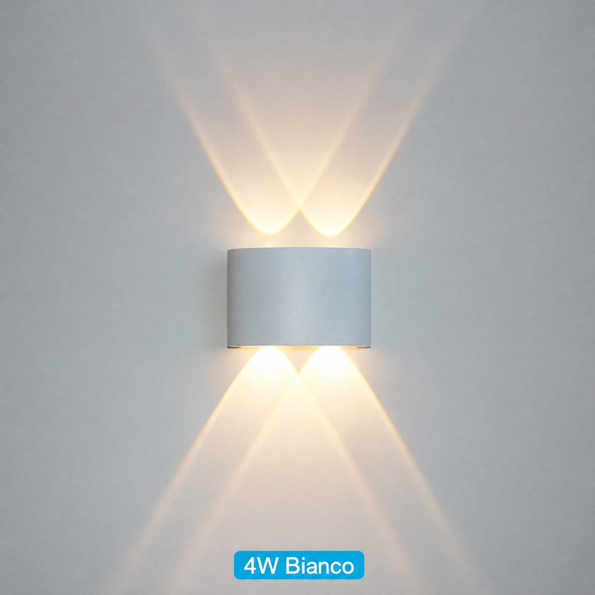 Applique LED da parete per esterni e interni impermeabile
