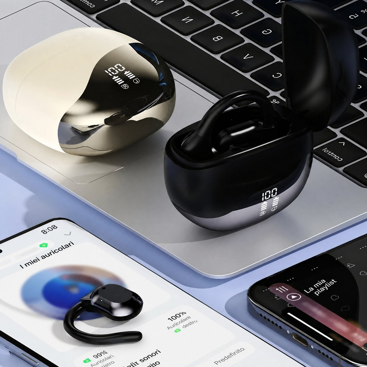 Auricolari Traduttori Intelligenti 144 Lingue in Tempo Reale