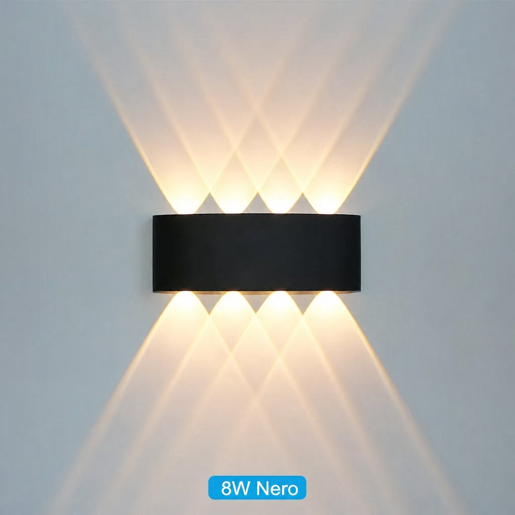 Applique LED da parete per esterni e interni impermeabile