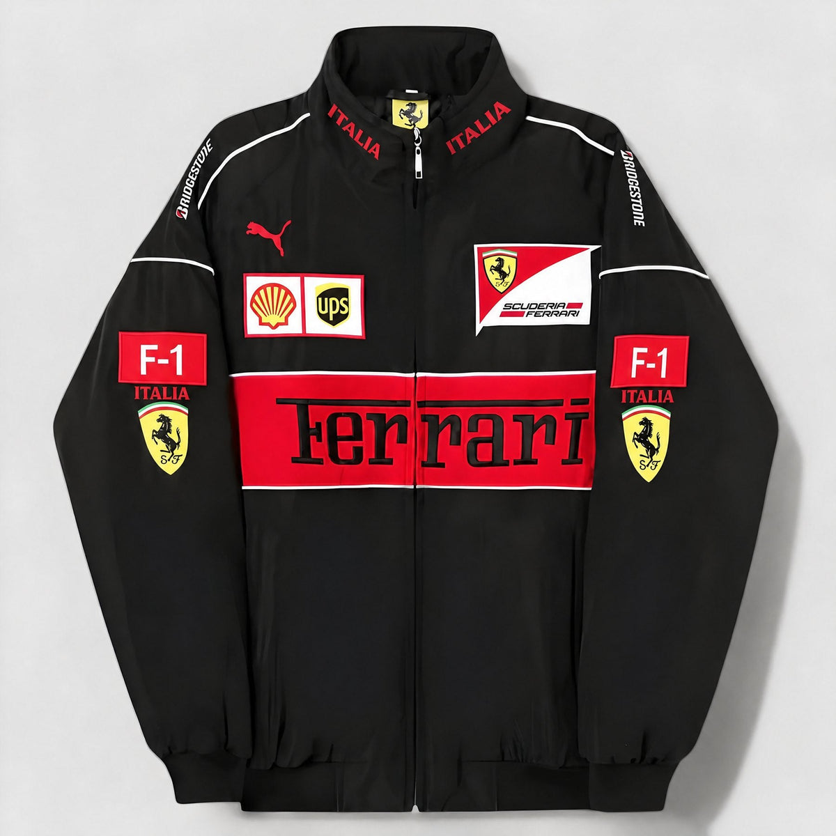 Giacca Ferrari vintage unisex – stile retro racing