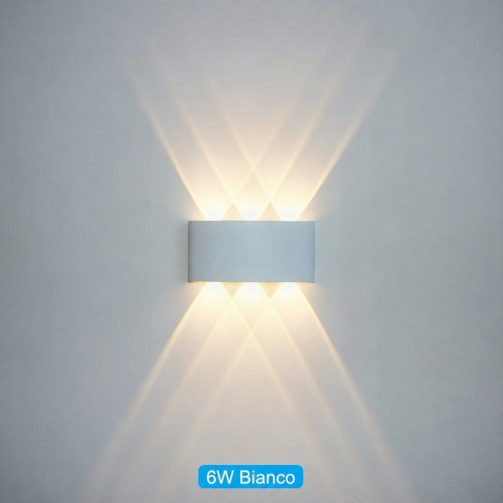 Applique LED da parete per esterni e interni impermeabile