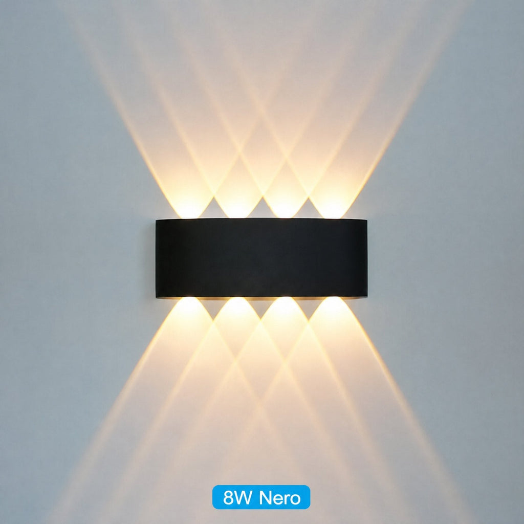 Applique LED da parete per esterni e interni impermeabile