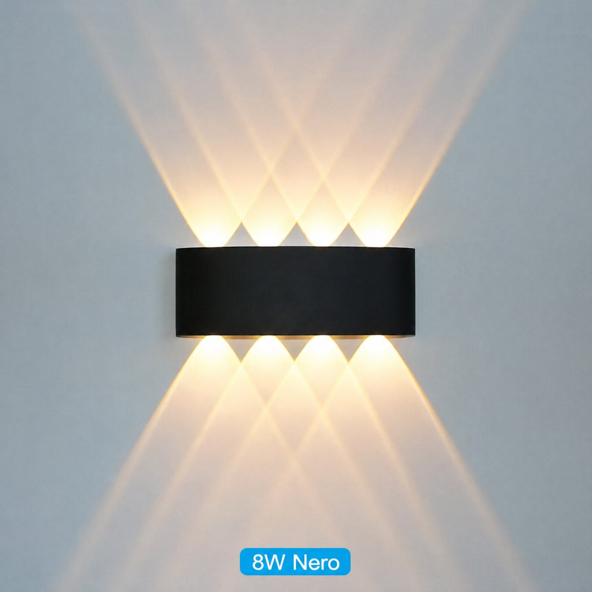 Applique LED da parete per esterni e interni impermeabile