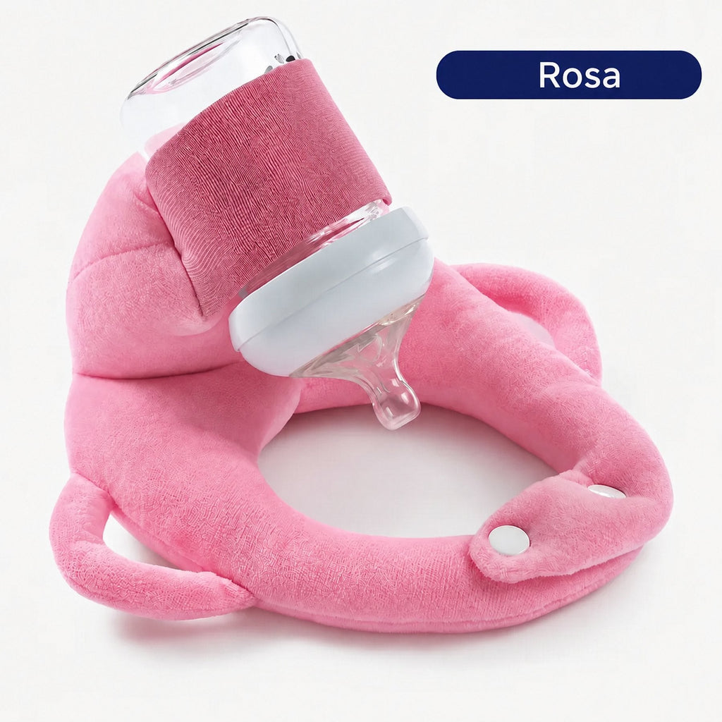 Cuscino Porta-Biberon Mani Libere per Neonati – Supporto Auto-Alimentazione