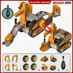 Set di Costruzione Ingegnere Junior – Kit Educativo Montessori per Bambini – Tipo Meccano