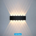 Applique LED da parete per esterni e interni impermeabile