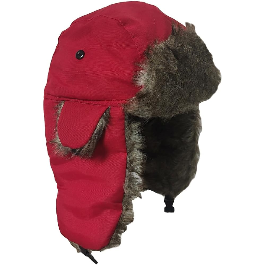 Cappello invernale da trapper con fodera in pelliccia - Sasha