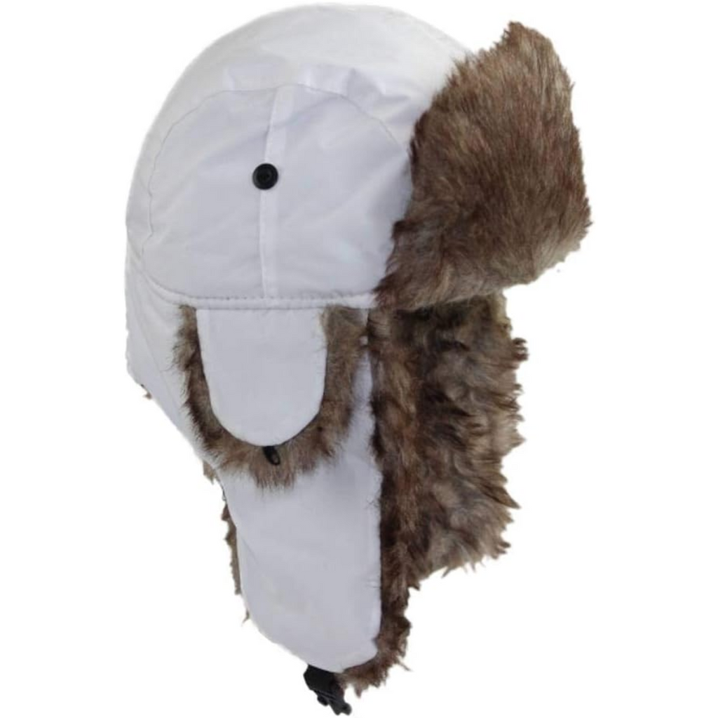 Cappello invernale da trapper con fodera in pelliccia - Sasha