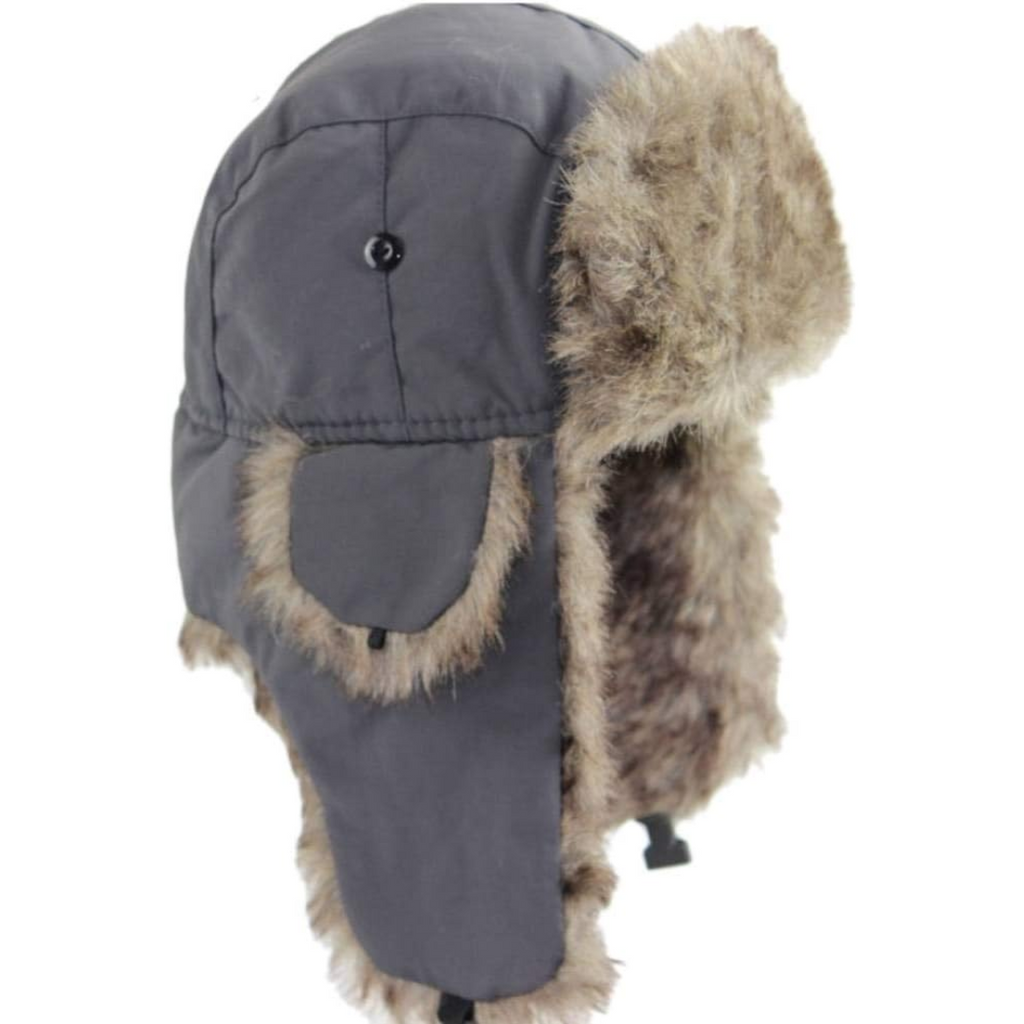 Cappello invernale da trapper con fodera in pelliccia - Sasha