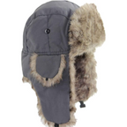 Cappello invernale da trapper con fodera in pelliccia - Sasha