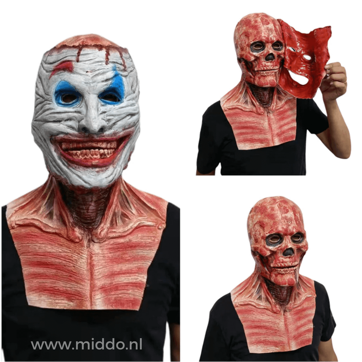 Maschera staccabile di Halloween ultra realistica