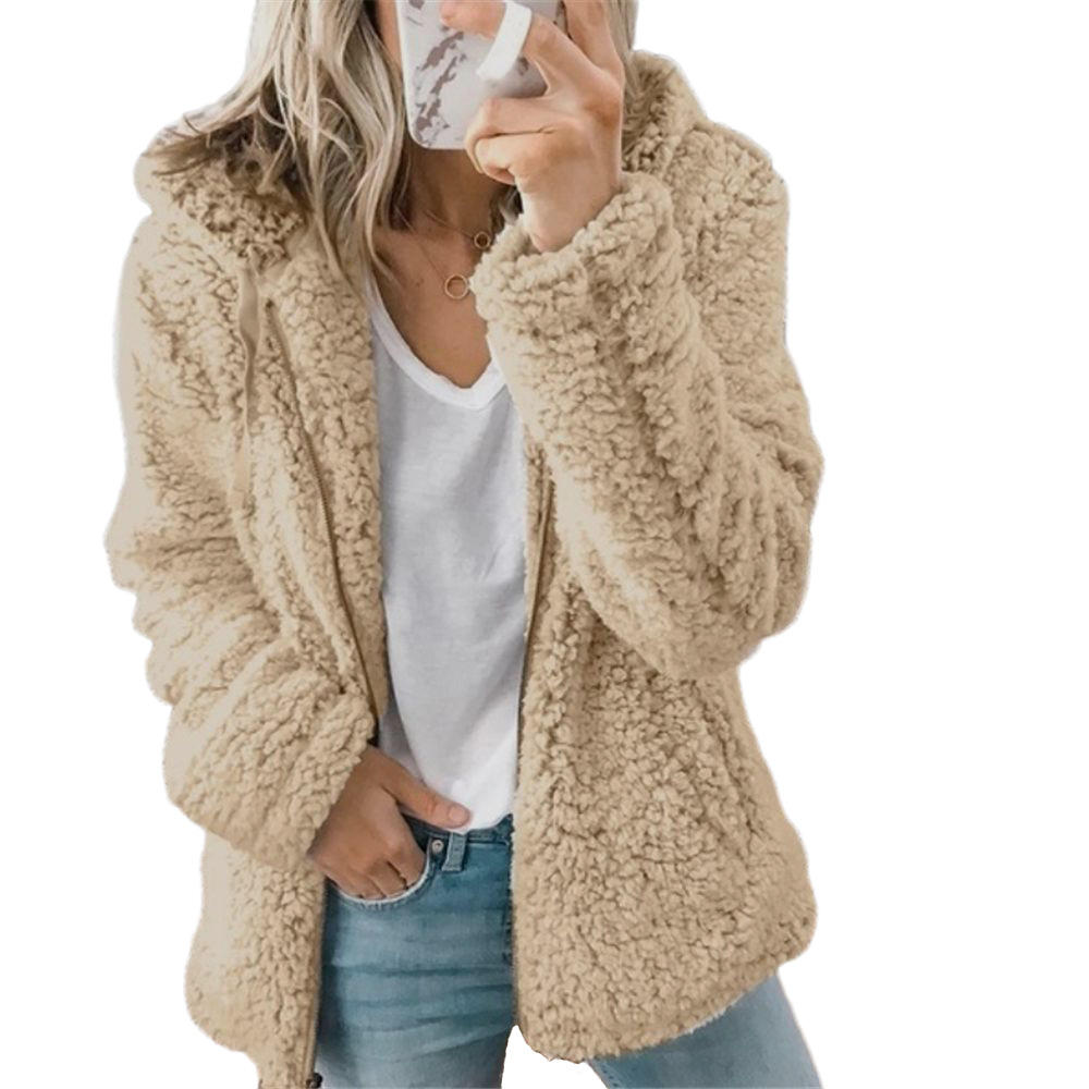 Giacca Teddy ultra morbida da donna per uno stile accogliente