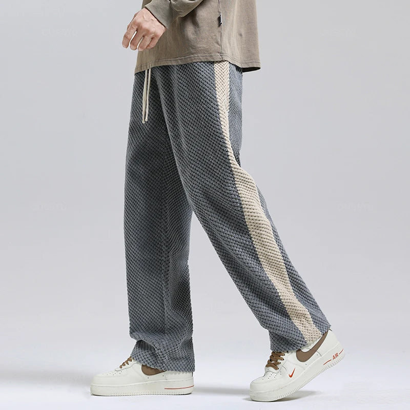Comodi pantaloni unisex in velluto a coste per lo stile di tutti i giorni