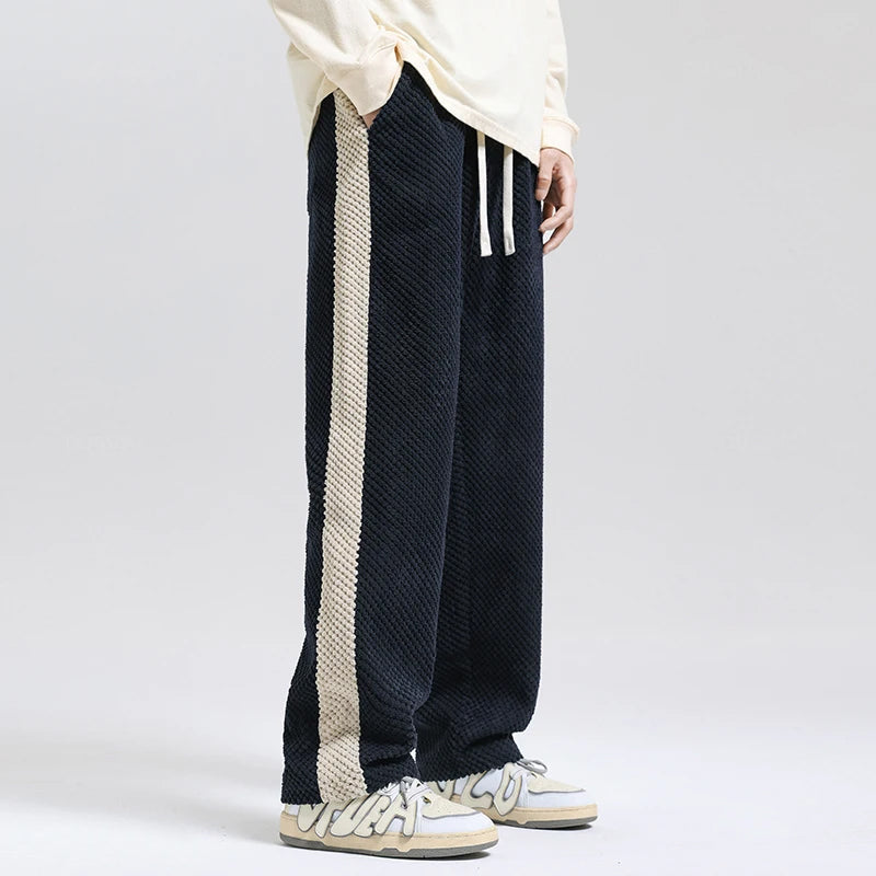 Comodi pantaloni unisex in velluto a coste per lo stile di tutti i giorni
