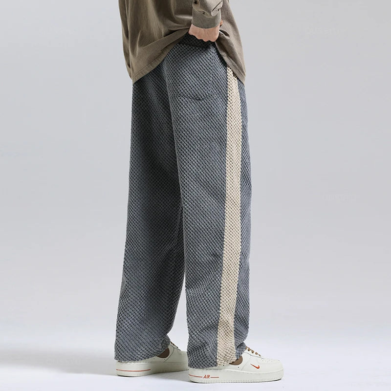 Comodi pantaloni unisex in velluto a coste per lo stile di tutti i giorni