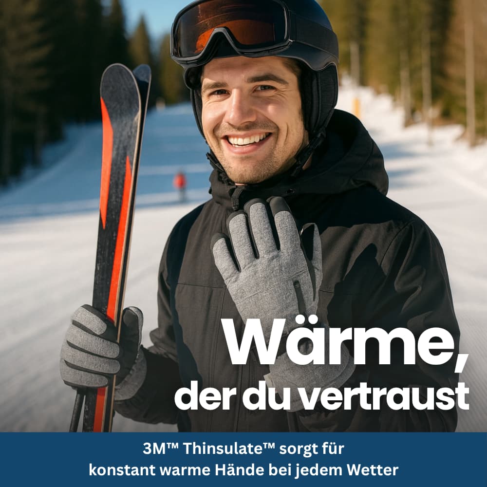 Guanti da esterno impermeabili caldi invernali