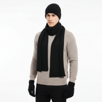 Set caldo unisex con cappello, sciarpa e guanti invernali