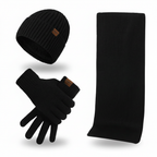 Set caldo unisex con cappello, sciarpa e guanti invernali