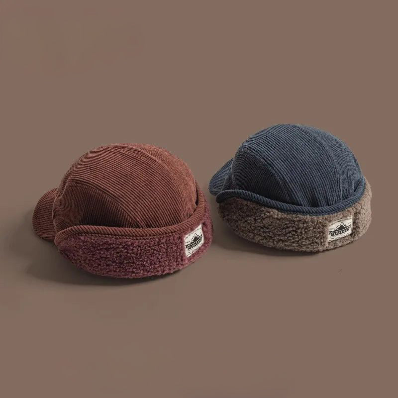 Berretto invernale unisex con paraorecchie accogliente: massimo calore e stile