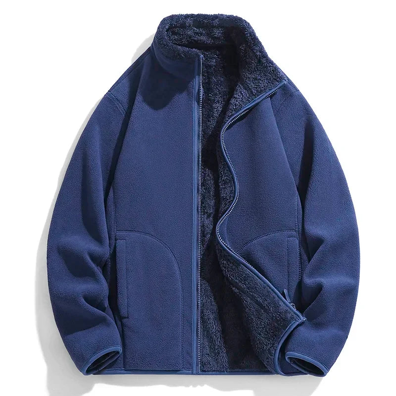 Giacca in pile Everest unisex: calda e accogliente con cerniera intera