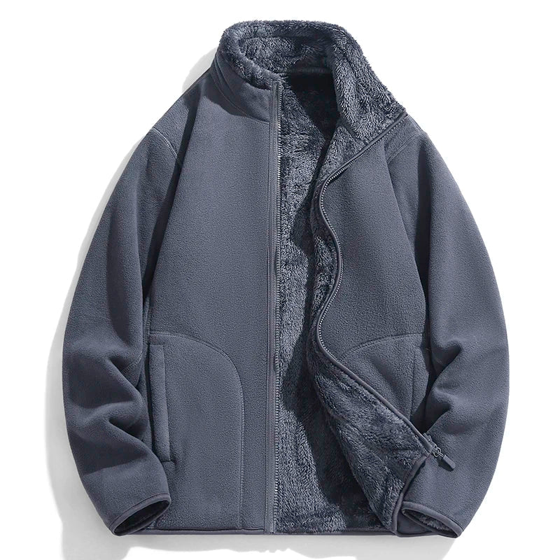 Giacca in pile Everest unisex: calda e accogliente con cerniera intera