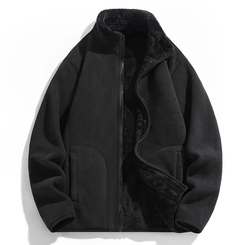 Giacca in pile Everest unisex: calda e accogliente con cerniera intera
