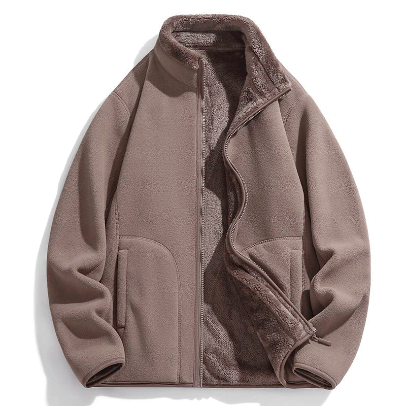 Giacca in pile Everest unisex: calda e accogliente con cerniera intera