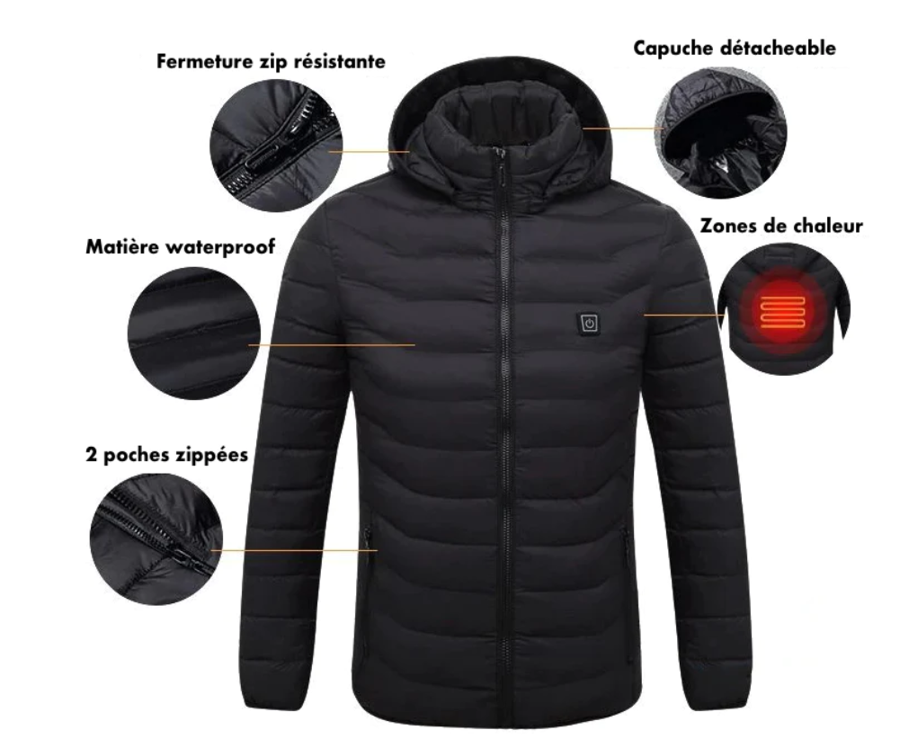 Giacca riscaldata unisex