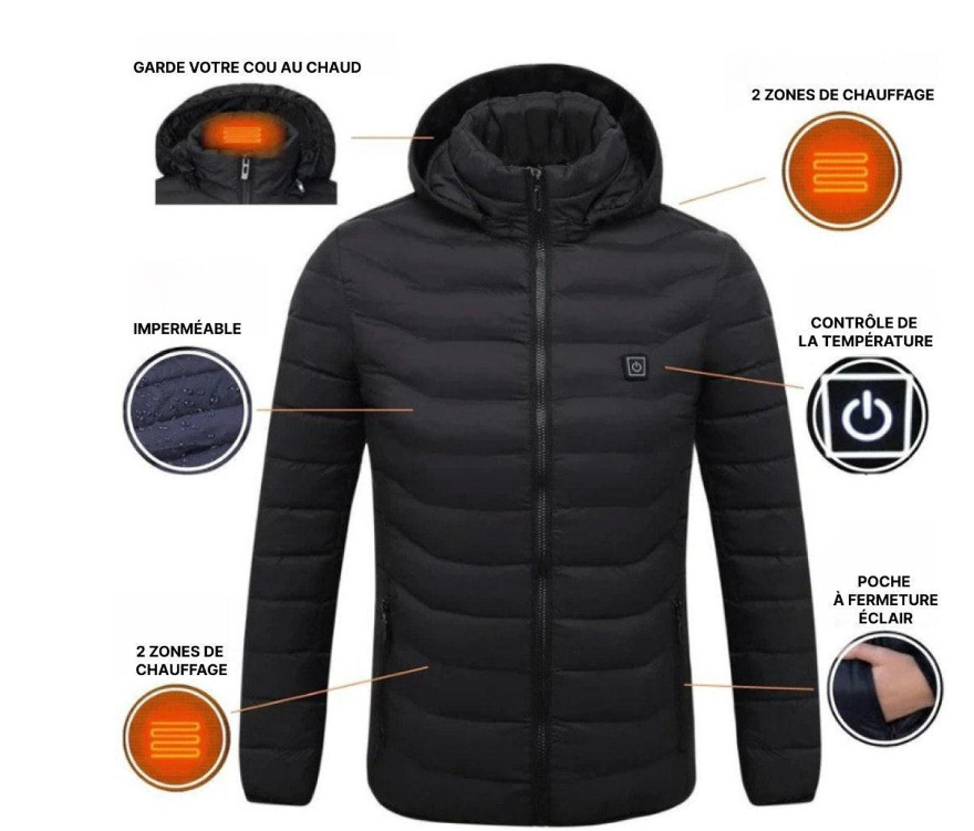 Giacca riscaldata unisex