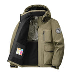Cappotto impermeabile con cappuccio unisex: resta asciutto e caldo