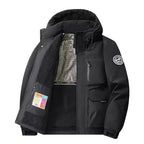 Cappotto impermeabile con cappuccio unisex: resta asciutto e caldo