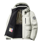 Cappotto impermeabile con cappuccio unisex: resta asciutto e caldo