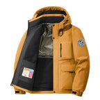 Cappotto impermeabile con cappuccio unisex: resta asciutto e caldo