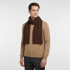 Sciarpa unisex in misto cashmere lavorata a maglia