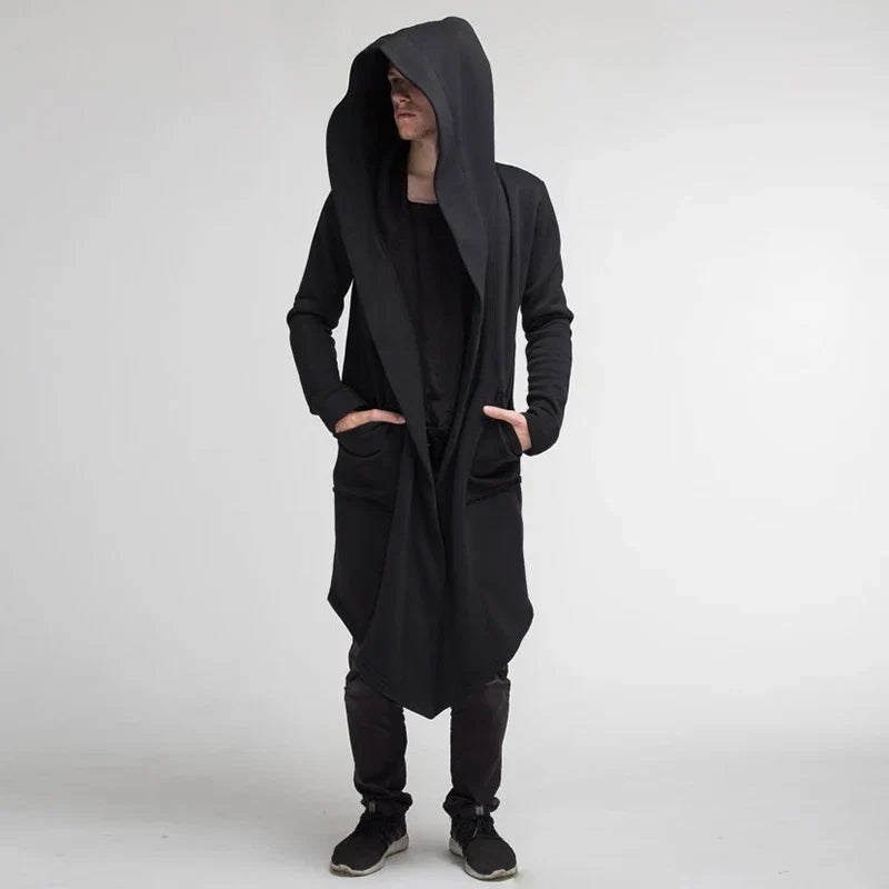 Cappotto Nightfall unisex | Capispalla con cappuccio drappeggiato per un comfort elegante