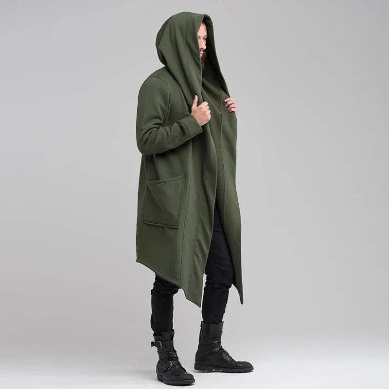 Cappotto Nightfall unisex | Capispalla con cappuccio drappeggiato per un comfort elegante