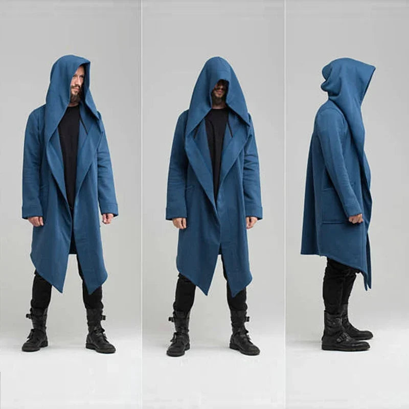 Cappotto Nightfall unisex | Capispalla con cappuccio drappeggiato per un comfort elegante