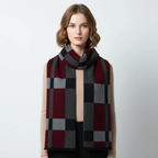 Sciarpa invernale unisex in cashmere premium
