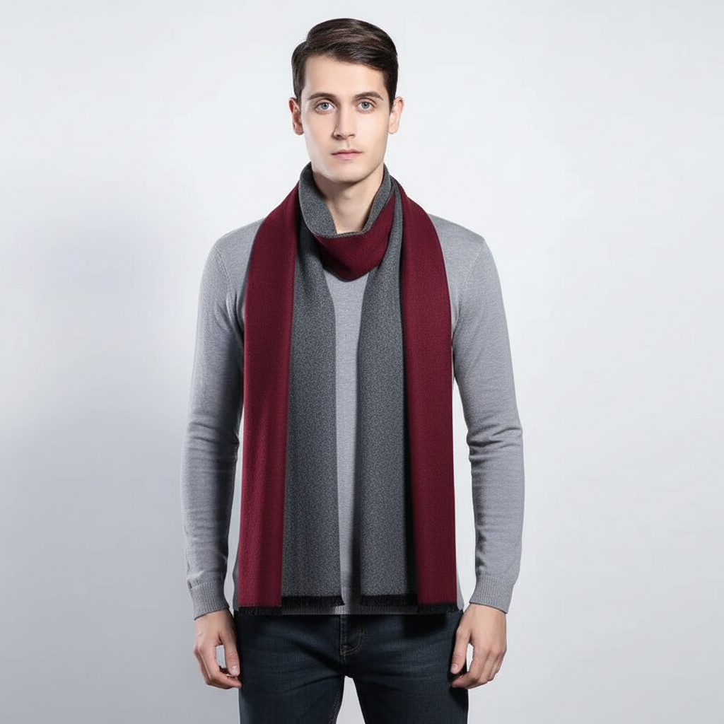 Sciarpa invernale unisex in cashmere premium