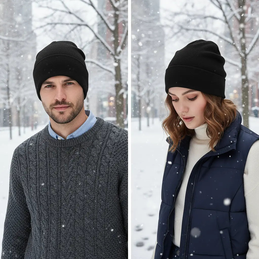 Cappello unisex in lana slouchy