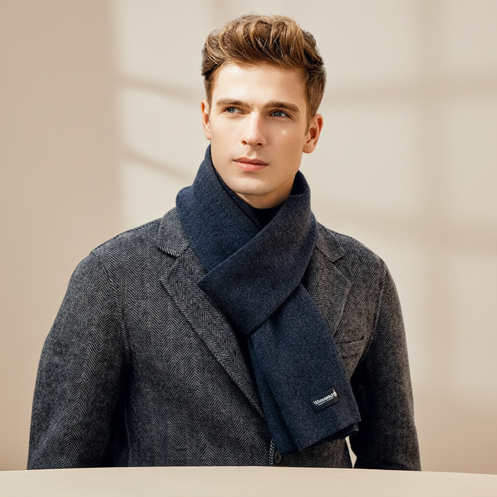 Sciarpa invernale calda unisex in morbido misto cashmere