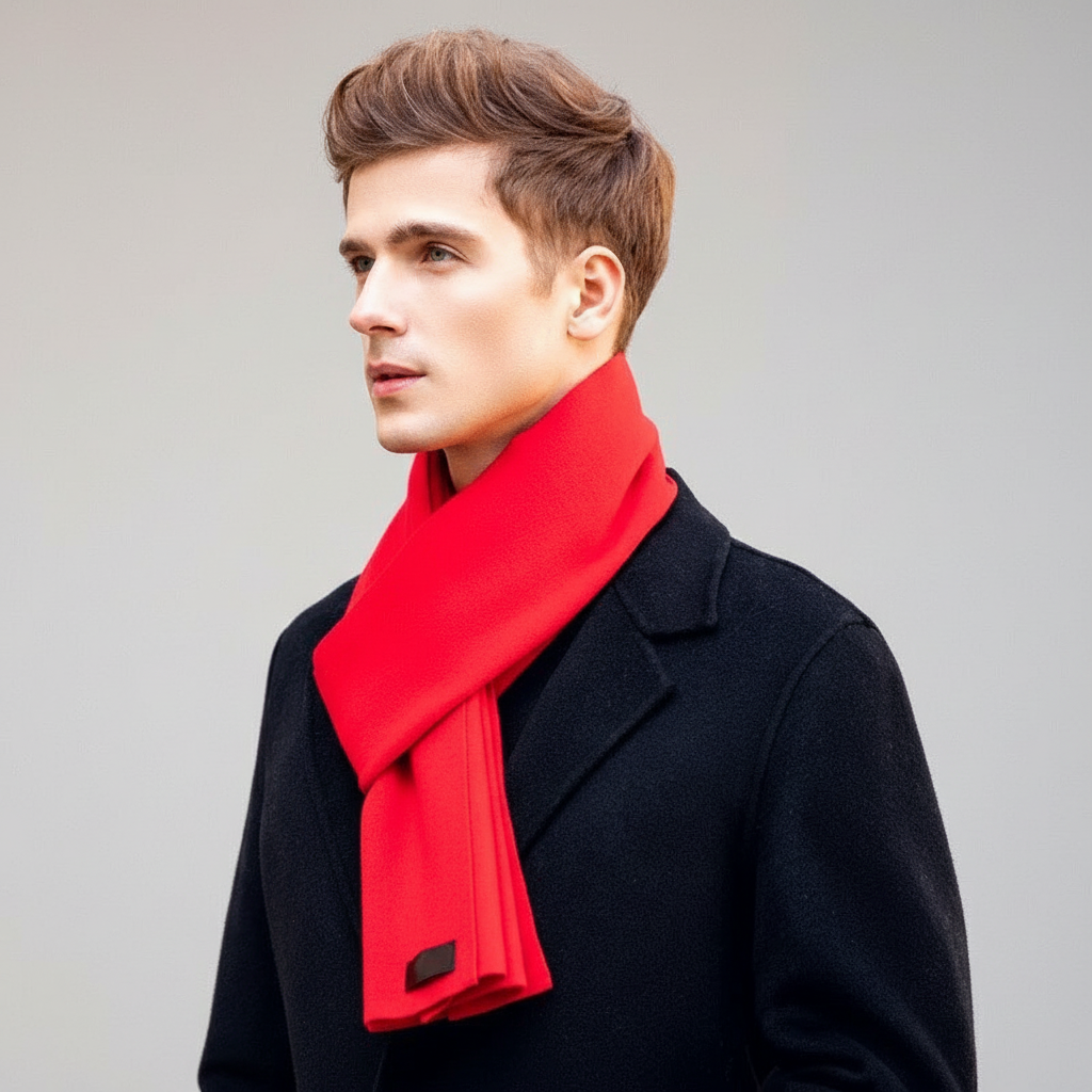 Sciarpa invernale calda unisex in morbido misto cashmere