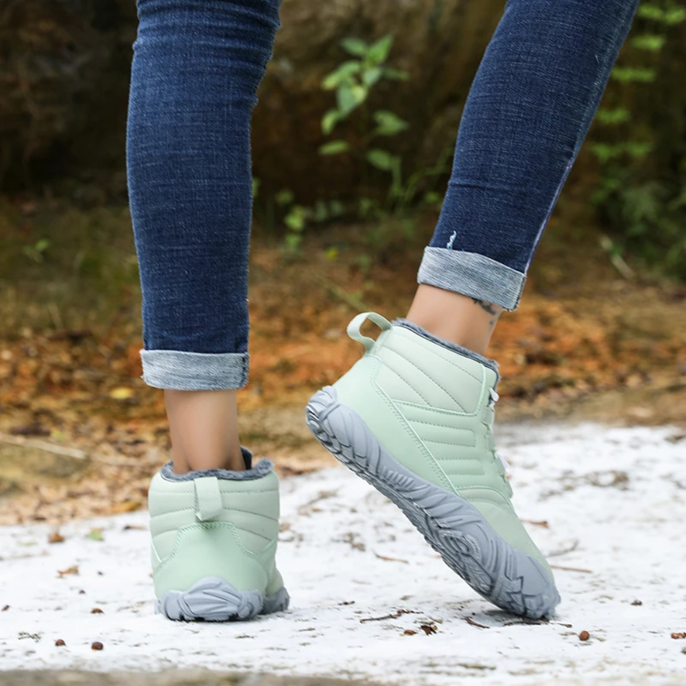 Stivali da neve caldi unisex a piedi nudi per il comfort invernale
