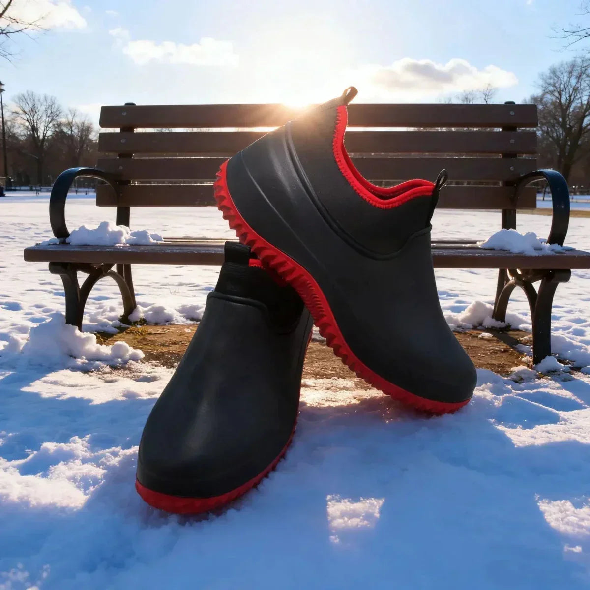 Scarpe da lavoro impermeabili unisex per comfort tutto il giorno e presa sicura